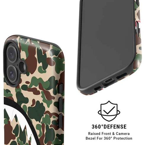 Shark Teeth Street Camo iPhone 16 Plus Magsafe Impact Case